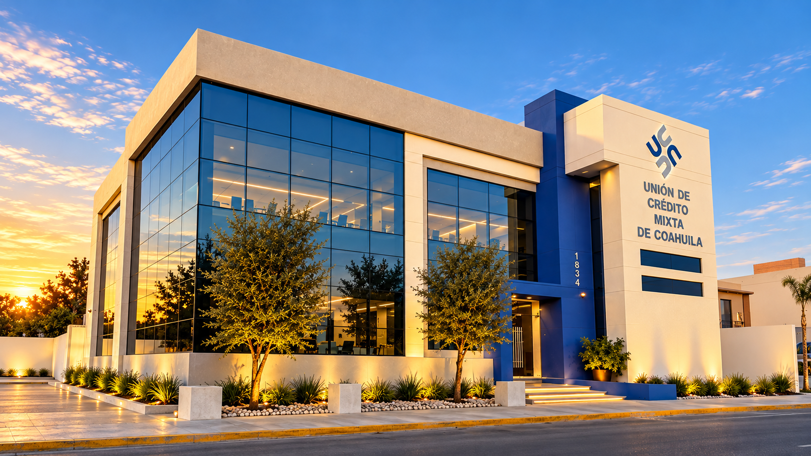Edificio de la Unión de Crédito Mixta de Coahuila en Saltillo